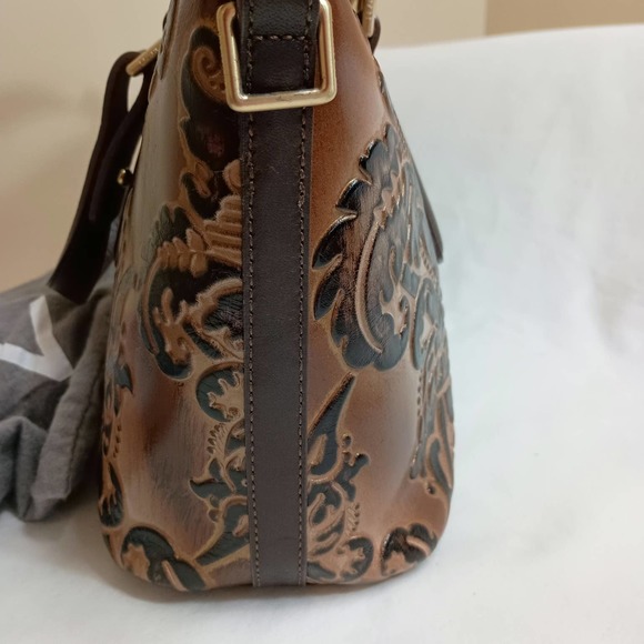 Brahmin Expresso Fresco Small Asher Tote. No shoulder strap! - Picture 7 of 9